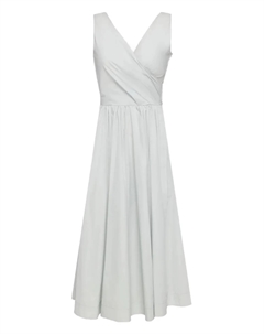 Платье миди из хлопка, синий Add