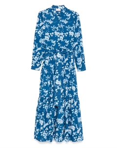 Платье макси из хлопка, синий Mc2 saint barth