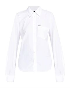 Хлопковая рубашка, белый Dsquared2