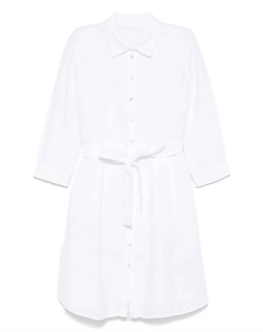 Льняное мини-платье, белый 120% lino