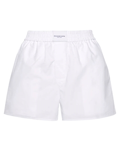 Шорты-боксеры с нашивкой-логотипом, белый Alexander wang