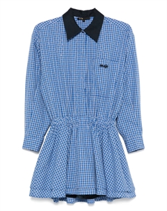 Платье мини со стразами, синий Maje