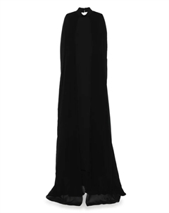 Платье-накидка с открытой спиной, черный Nissa