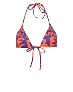 Топ бикини с логотипом, фиолетовый Dsquared2