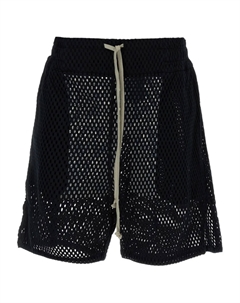Сетчатые шорты на шнурке, черный Rick owens