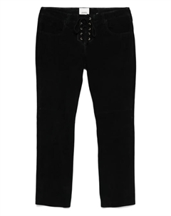 Узкие брюки с низкой посадкой, черный Isabel marant