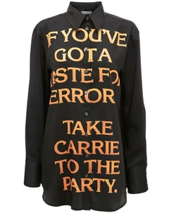 Рубашка с надписью, черный Jw anderson