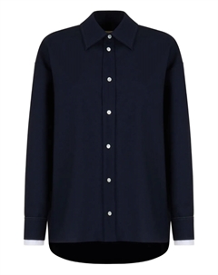 Рубашка из натуральной шерсти, синий Marni