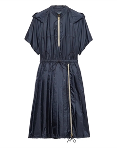 Платье Re-Nylon на молнии, синий Prada