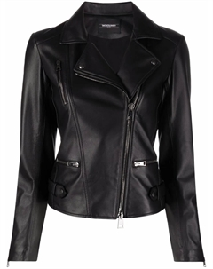 Байкерская куртка Babi, черный Simonetta ravizza