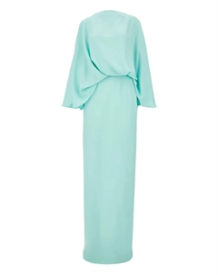 Платье макси La Maddalena, синий Taller marmo