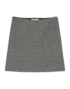 Мини-юбка в ломаную клетку, черный Marc o'polo