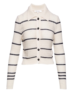 Полосатый кардиган, нейтральный Frame