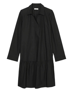 Платье с воротником и пуговицами, черный Marc o'polo