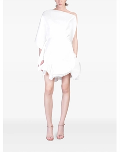 Платье женское из белого полиэстера, белый Del core