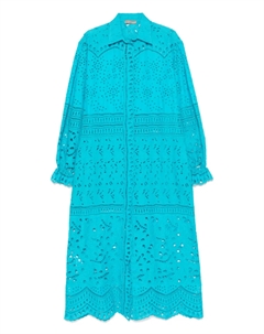 Платье-рубашка макси, синий Ermanno scervino