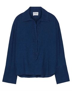 Туника из смесового льна, синий Closed