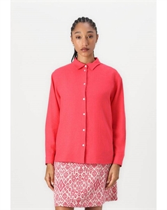 Блузка на пуговицах Linno, красный Ichi