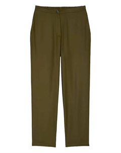 Брюки строгого кроя с завышенной талией, зеленый Marc o'polo