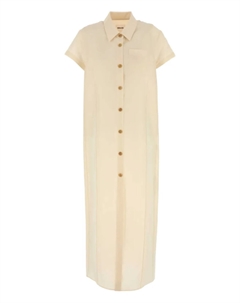 Платье-рубашка миди, нейтральный Khaite