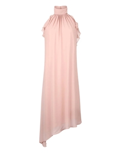 Коктейльное платье из жоржета, розовый Liu jo