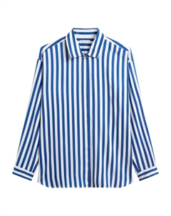 Полосатая рубашка на пуговицах, белый Marc o'polo