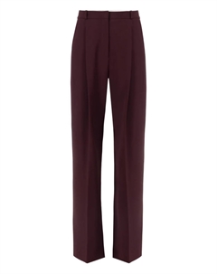 Брюки с высокой талией, красный Elisabetta franchi