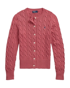 Кардиган фактурной вязки, розовый Polo ralph lauren