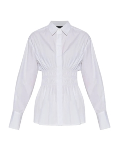 Рубашка с присборенной талией и застежкой на пуговицы, белый Rag & bone