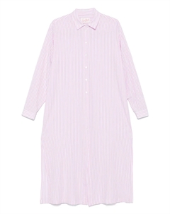 Платье-рубашка в полоску, розовый Mc2 saint barth