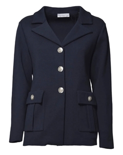 Хлопковый блейзер, синий Charlott