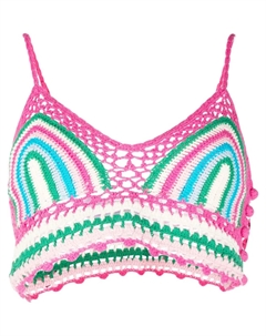 Вязаный топ-бралетт, розовый Mc2 saint barth