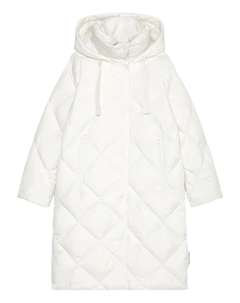 Стеганое пуховое пальто, белый Marc o'polo