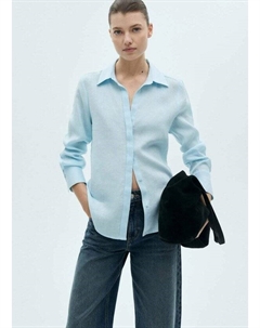 Блузка, голубой Mango