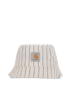 Полосатая хлопковая шляпа-ведро, белый Carhartt wip