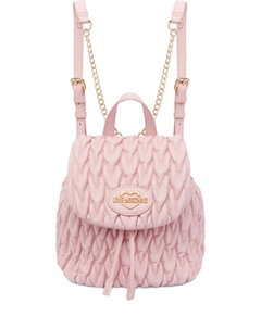 Стеганый рюкзак, розовый Love moschino