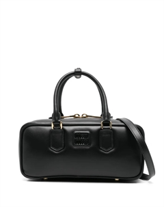 Кожаная сумка-тоут, черный Miu miu