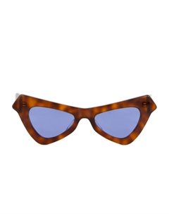 Солнцезащитные очки в оправе 'кошачий глаз', коричневый Retrosuperfuture