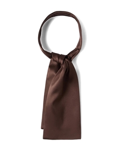 Атласный шарф, коричневый Brunello cucinelli