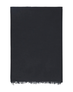 Шарф с бахромой, черный Rick owens