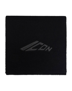 Шерстяной шарф, черный Dsquared2