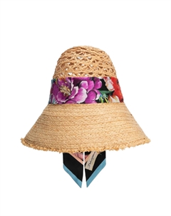 Шляпа из рафии, нейтральный Dolce&gabbana