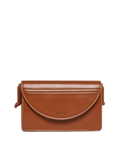 Мини-сумка с логотипом, коричневый Marni kids