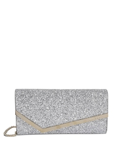 Сумка-клатч Эмми, серебряный Jimmy choo