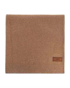 Шарф с аппликацией логотипа, коричневый Dsquared2