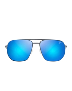 Солнцезащитные очки Shark's Cove, серебряный Maui jim