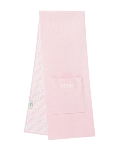 Вязаный шарф, розовый Fendi kids