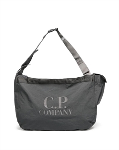 Сумка-мессенджер с логотипом, серый C.p. company