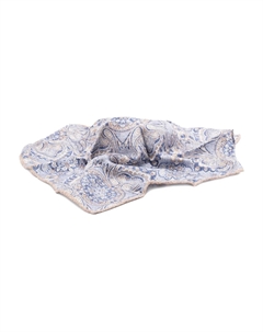 Шарф с узором «пейсли», синий Brunello cucinelli