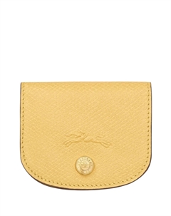 Визитница из тисненой кожи Épure, желтый Longchamp